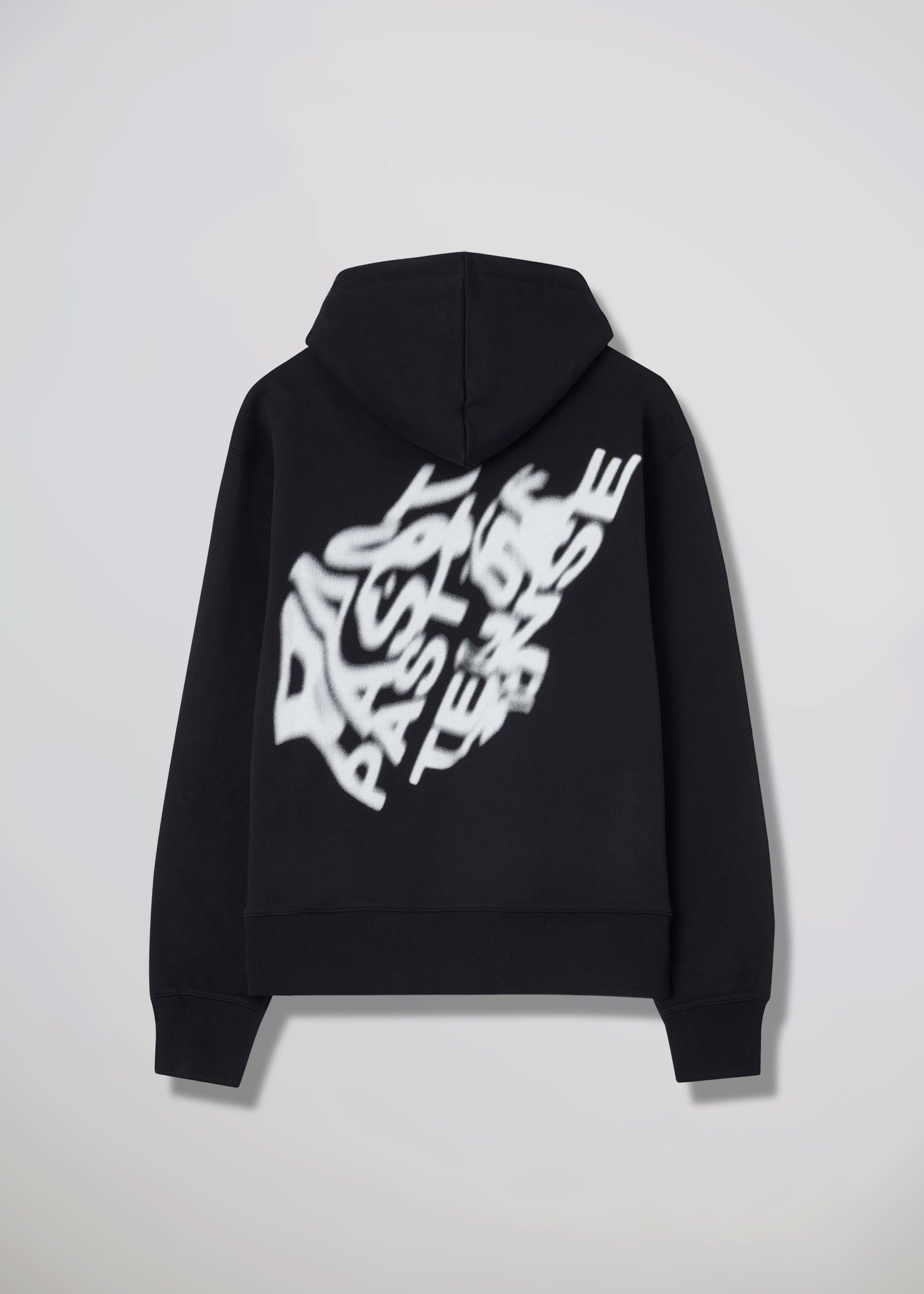 Warped Logo Hooded Sweatshirt Past Tense