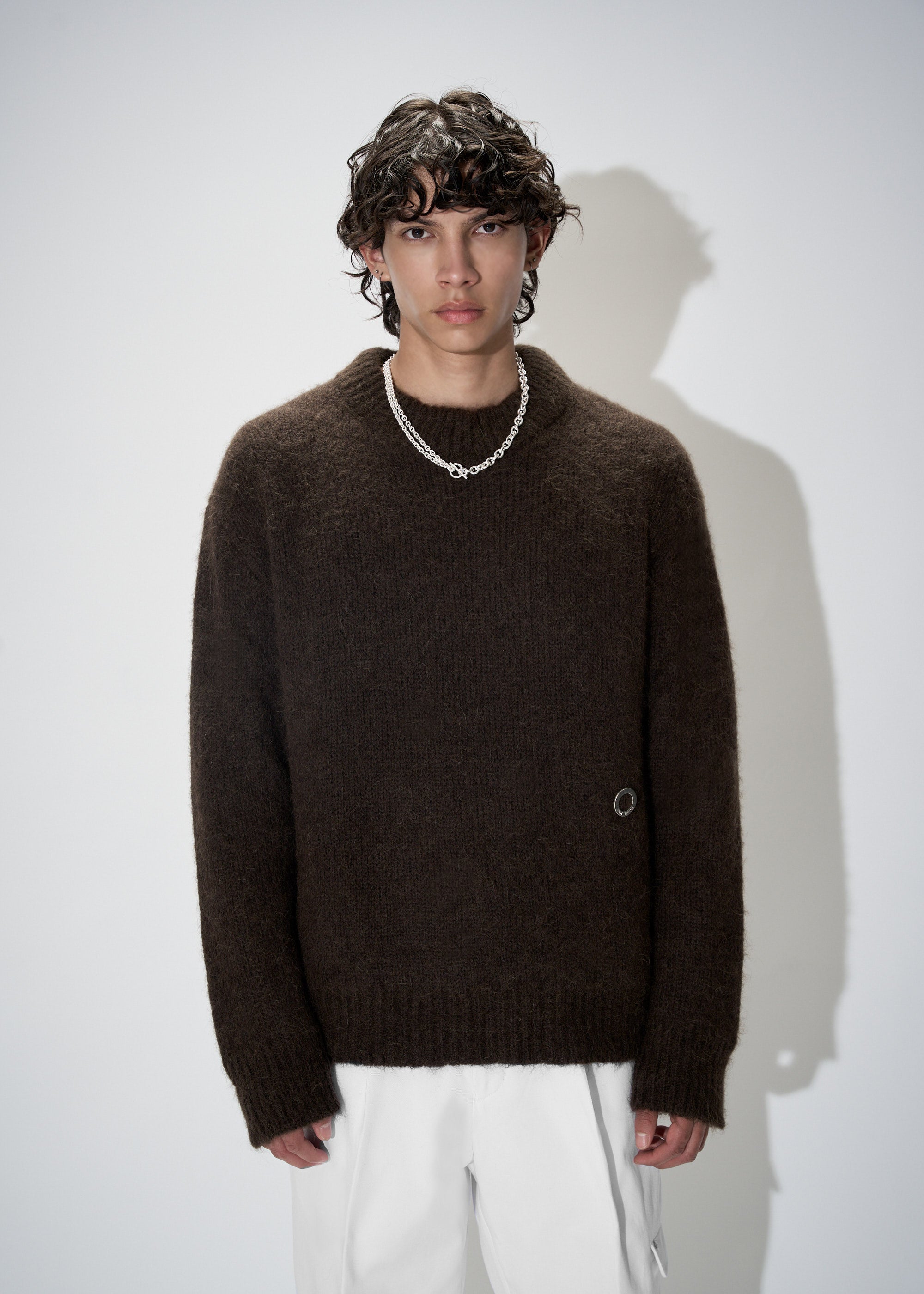 Brushed Crewneck Knit Past Tense