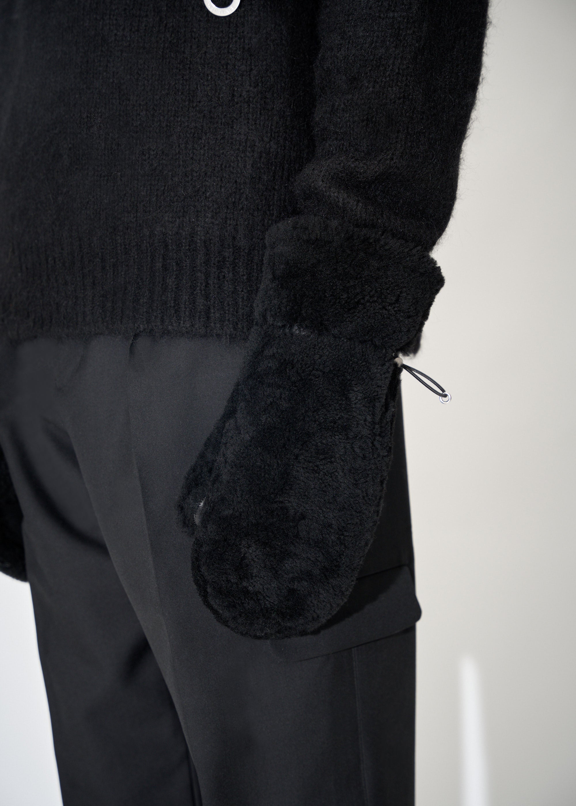 Shearling Mittens Past Tense