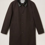 Wool Cashmere Doublé Coat - Dark Brown – Past Tense