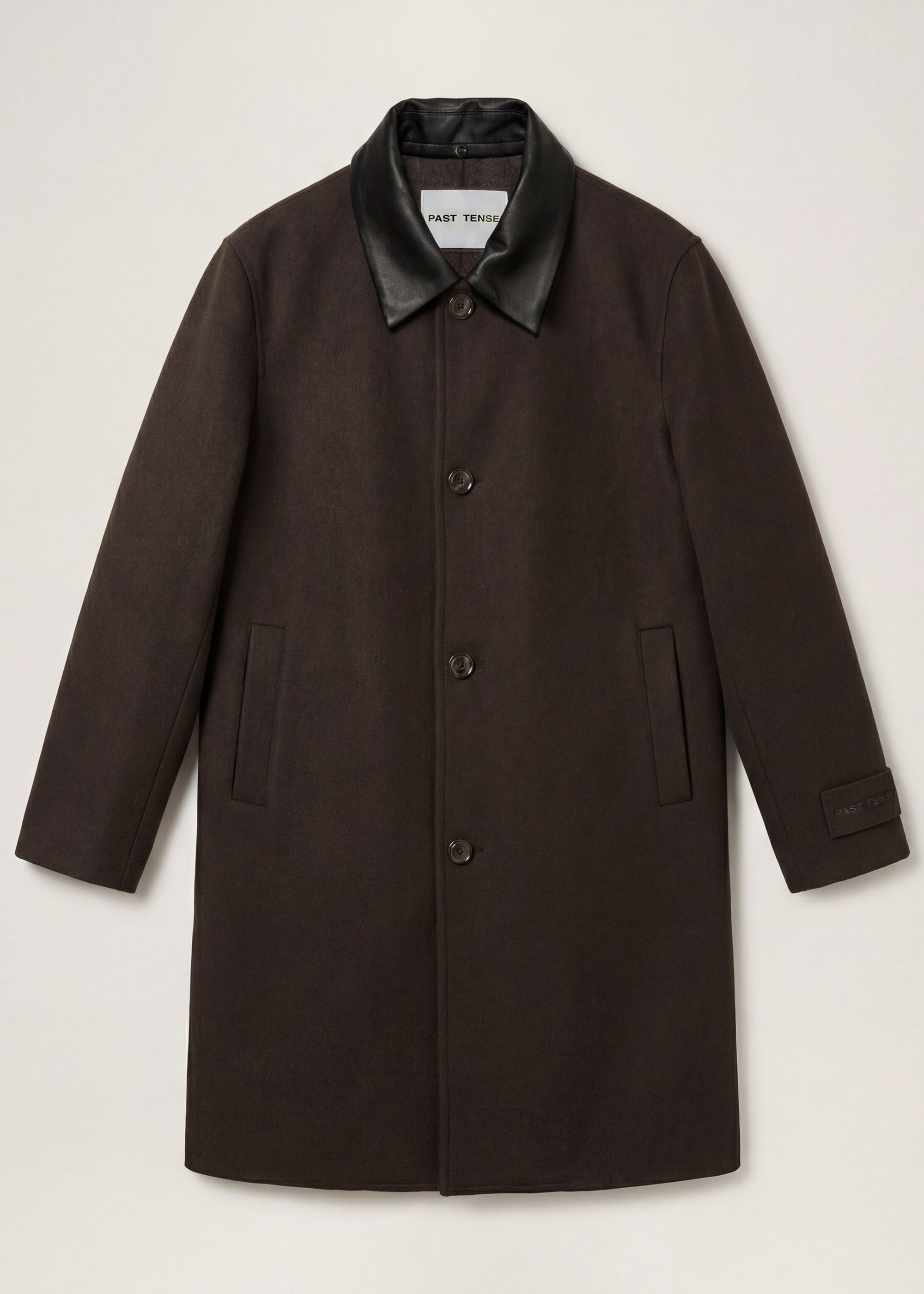 Wool Cashmere Doublé Coat - Dark Brown – Past Tense
