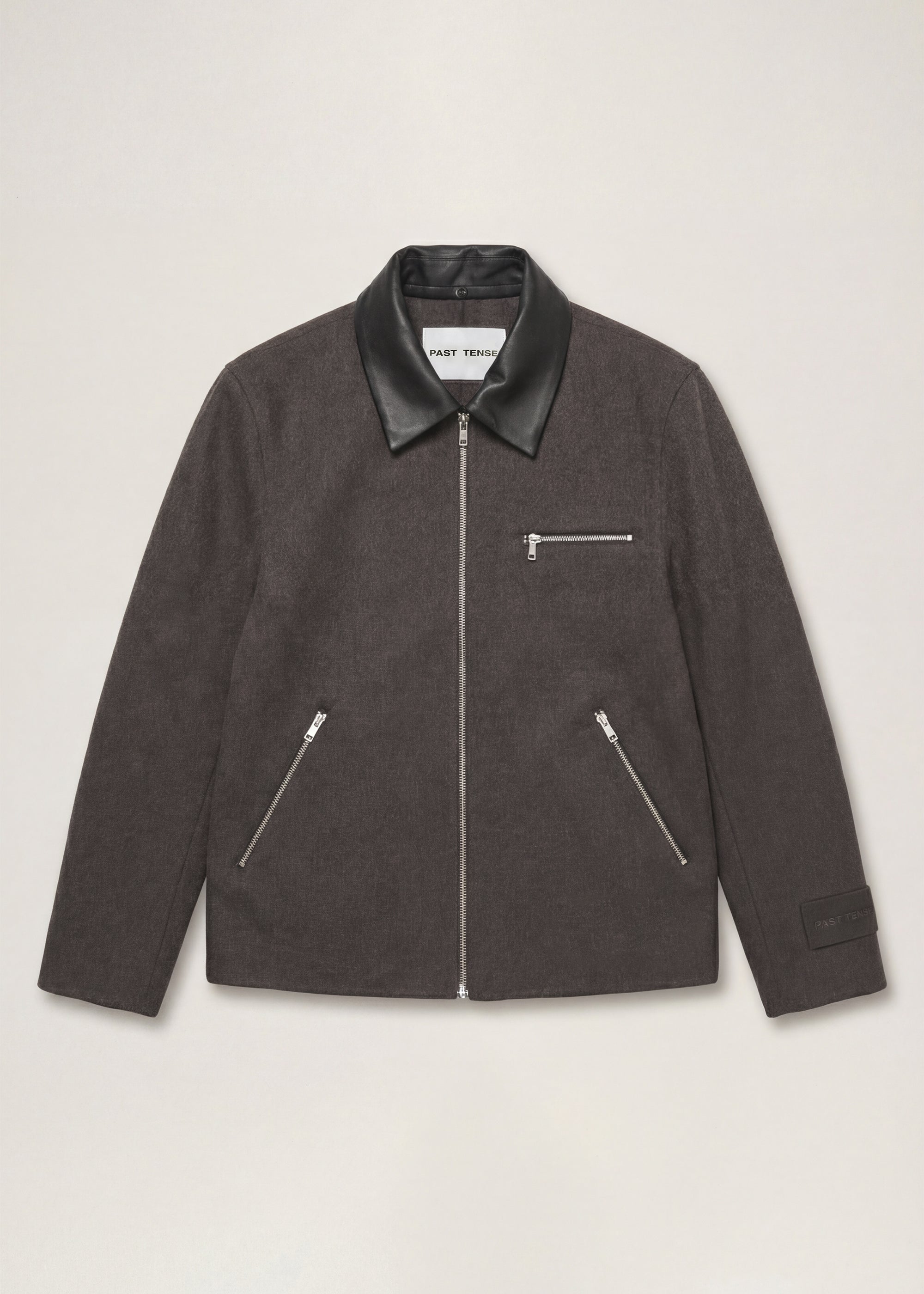 Wool Cashmere Doublé Jacket - Grey Melange – Past Tense