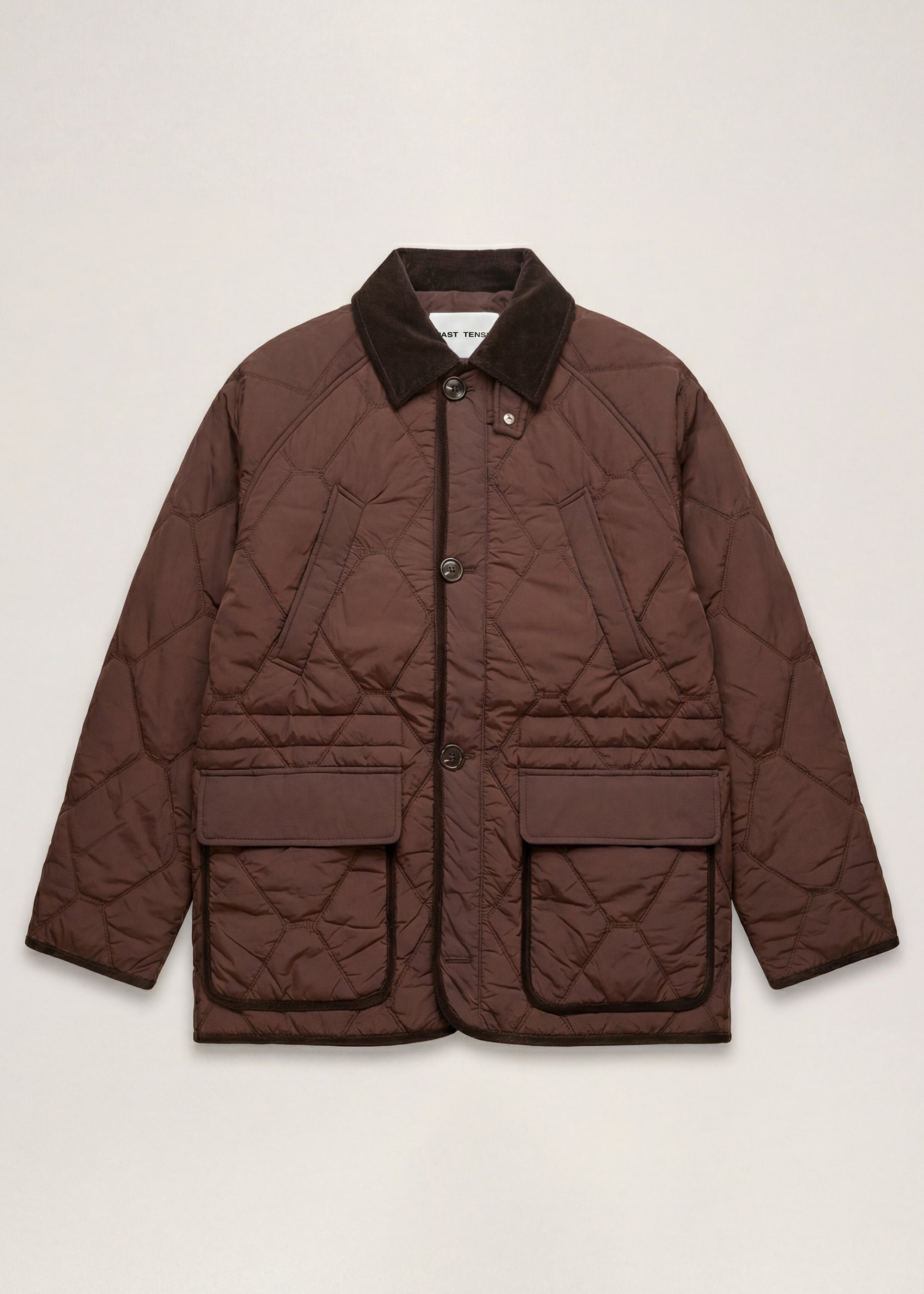 Quilted Hunting Jacket - Dark Brown – Past Tense