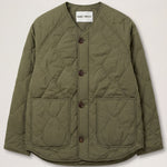 Quilted Liner Bomber - Sage Green – Past Tense