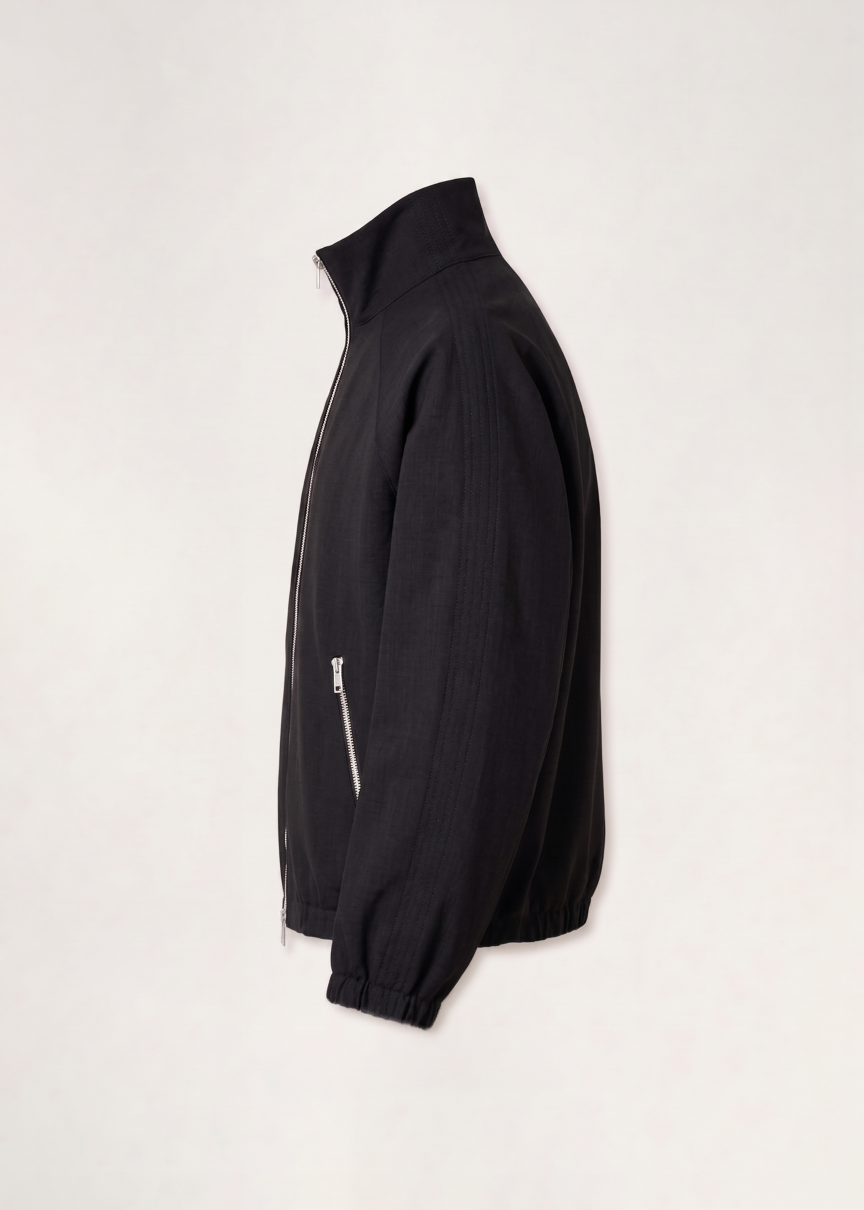 Tailored Track Jacket - Black – Past Tense, view 3