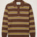 Milano Knitted Rugby Shirt - Taupe / Yellow – Past Tense