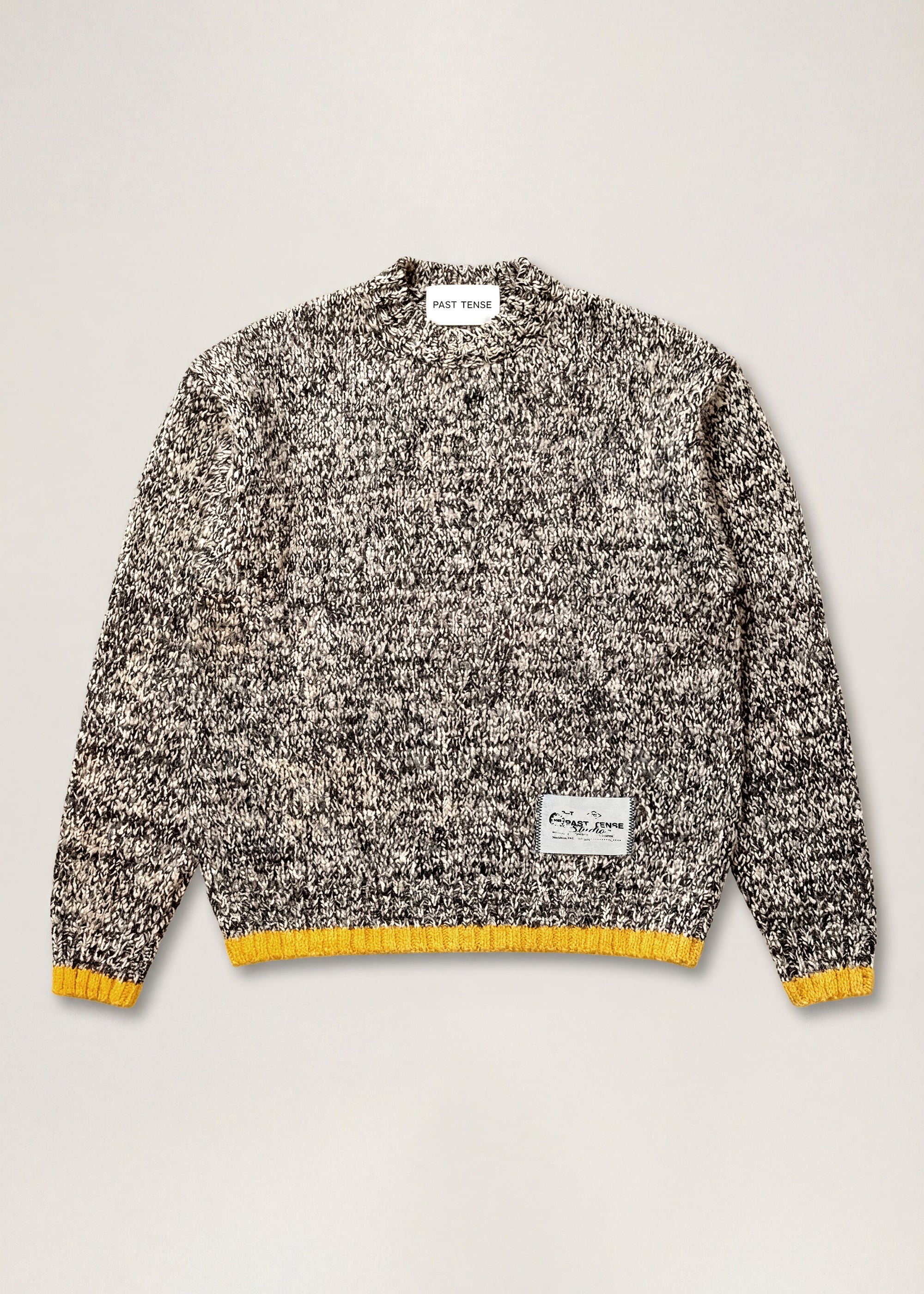 Twisted Yarn Crewneck Knit - Multi Brown – Past Tense