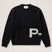 Wool Cashmere Crewneck Knit - Black – Past Tense