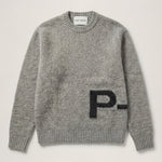 Wool Cashmere Crewneck Knit - Grey Melange – Past Tense