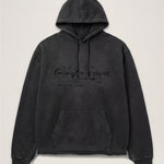 Tonal Stamp Hooded Sweatshirt - Washed Black – Past Tense