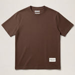Label T-shirt - Taupe – Past Tense