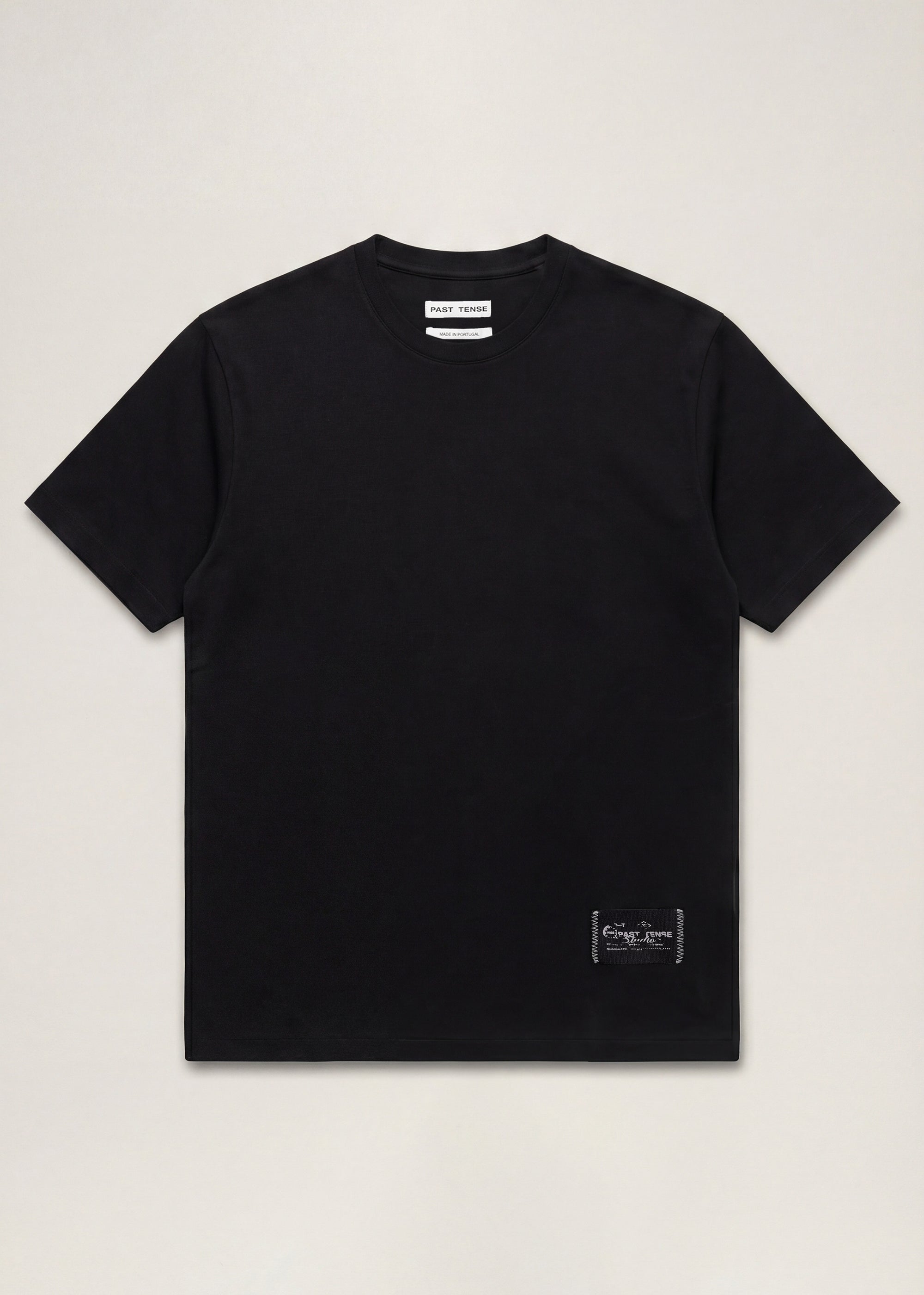 Label T-shirt - Black – Past Tense