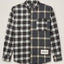 Mixed Patterns Flannel Reg Collar Shirt - Dark Brown – Past Tense