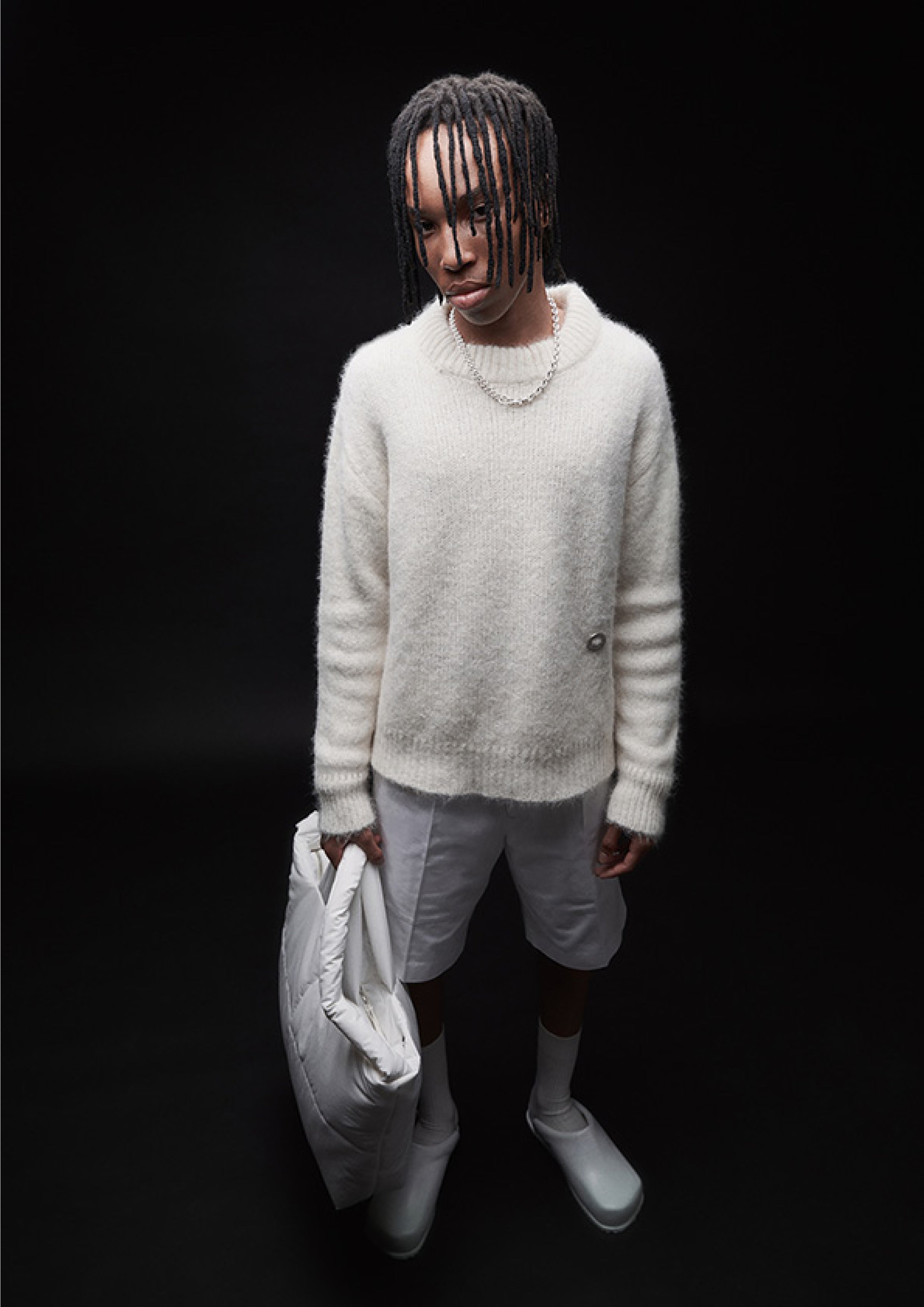 Brushed Alpaca Crewneck SS24 Past Tense