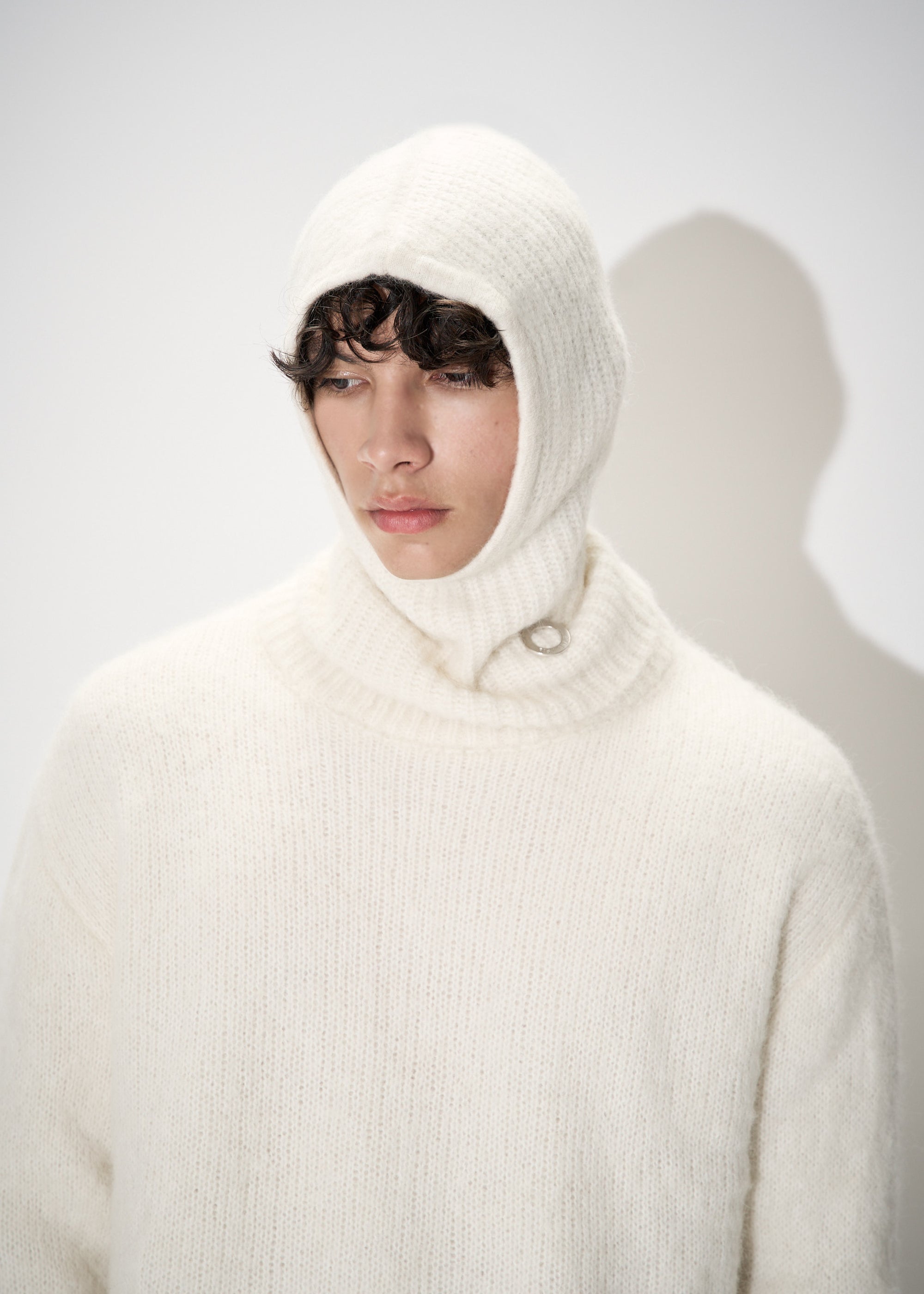 Brushed Knitted Balaclava Past Tense