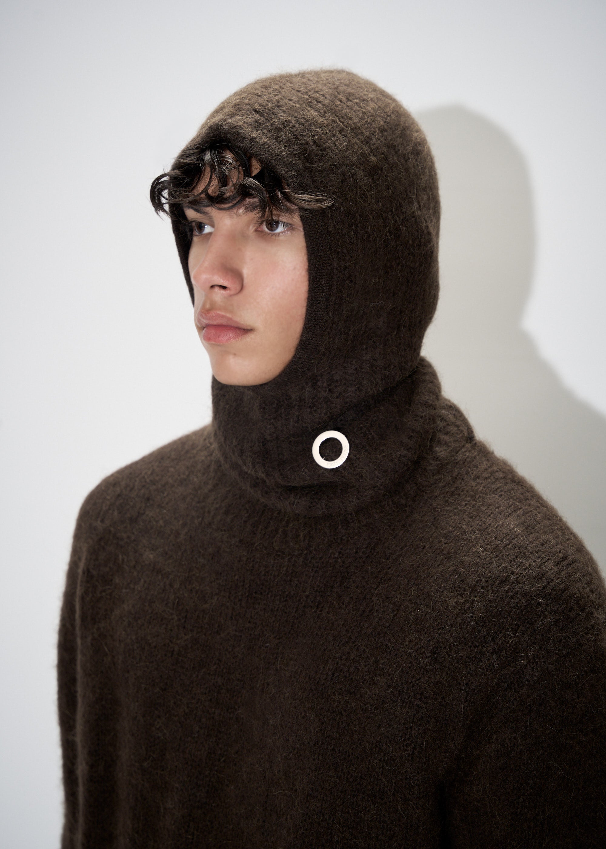 Brushed Knitted Balaclava Past Tense