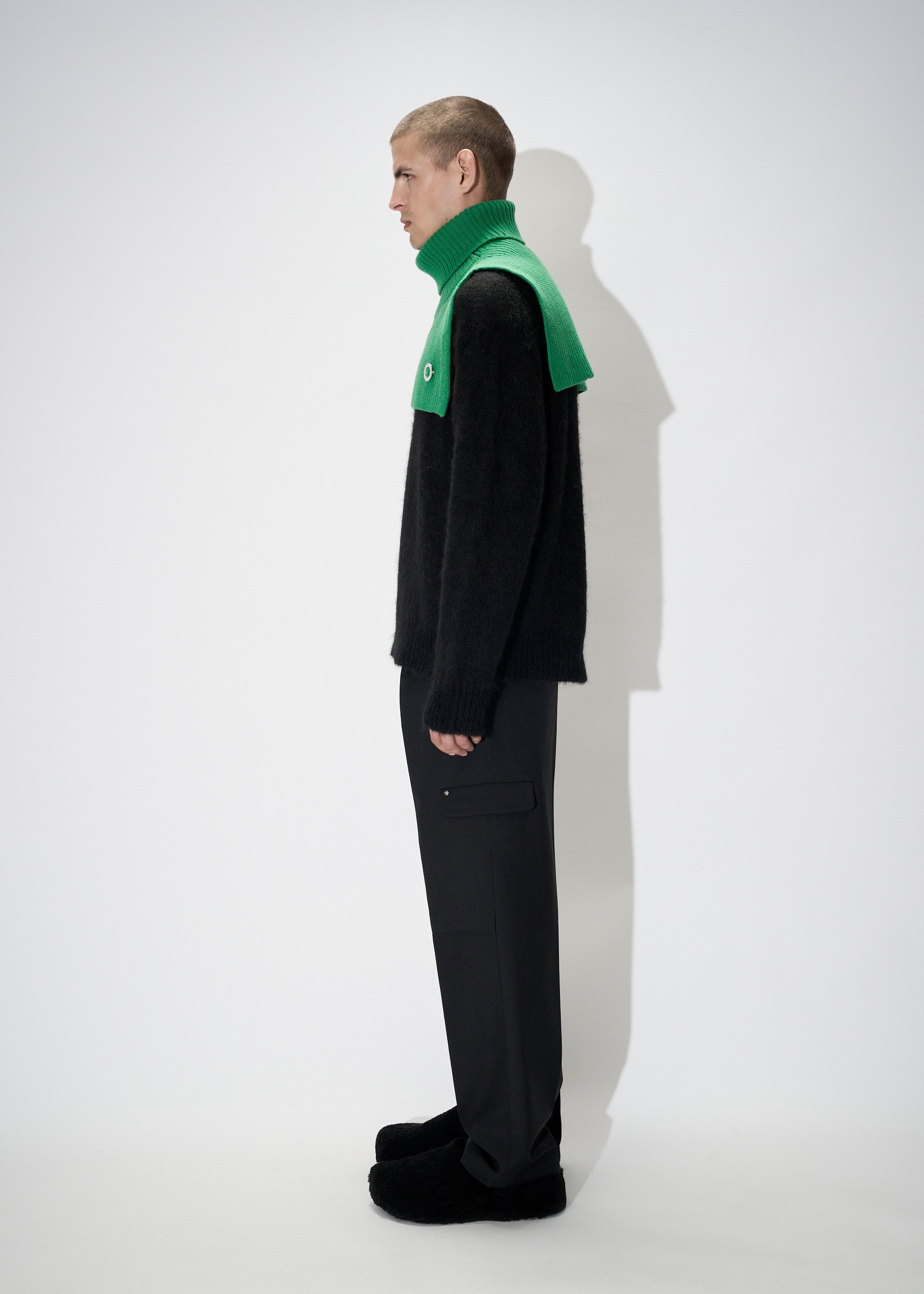 Rib Knitted Neck Warmer Past Tense