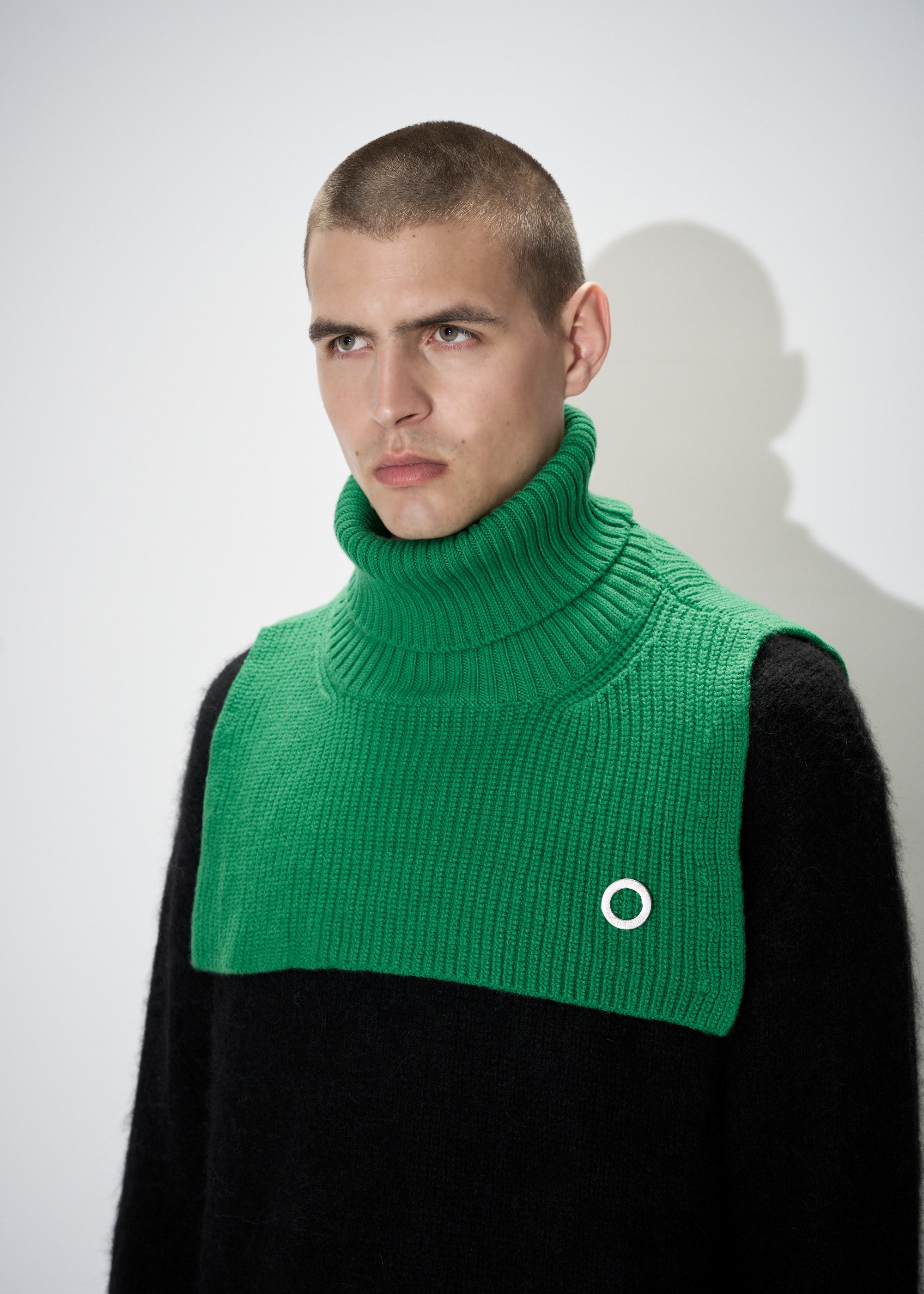Rib Knitted Neck Warmer Past Tense