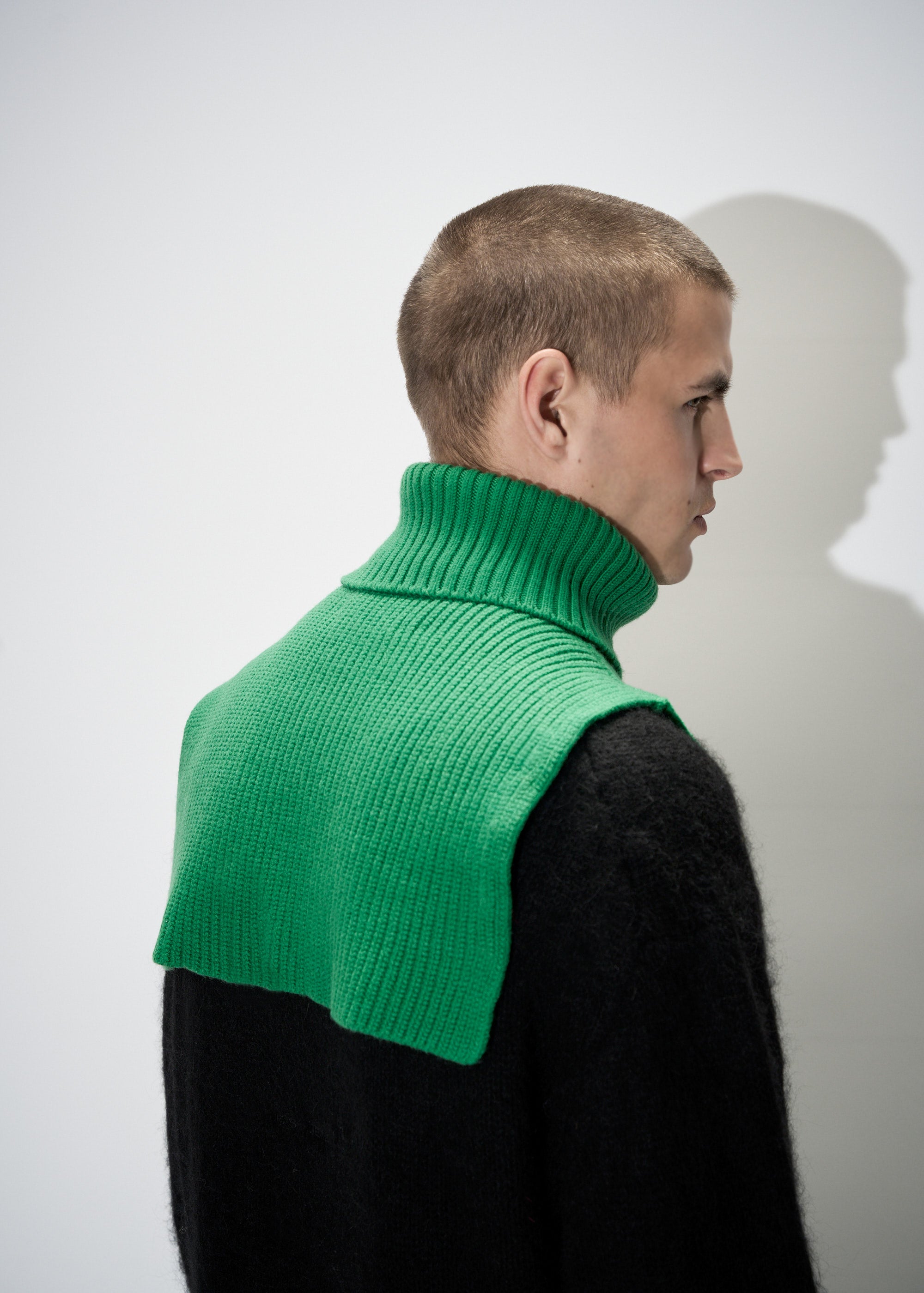 Rib Knitted Neck Warmer Past Tense