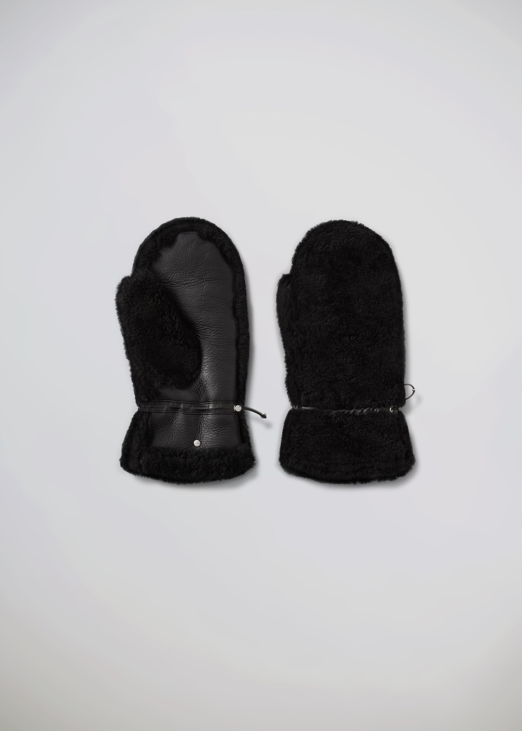 Shearling Mittens Past Tense