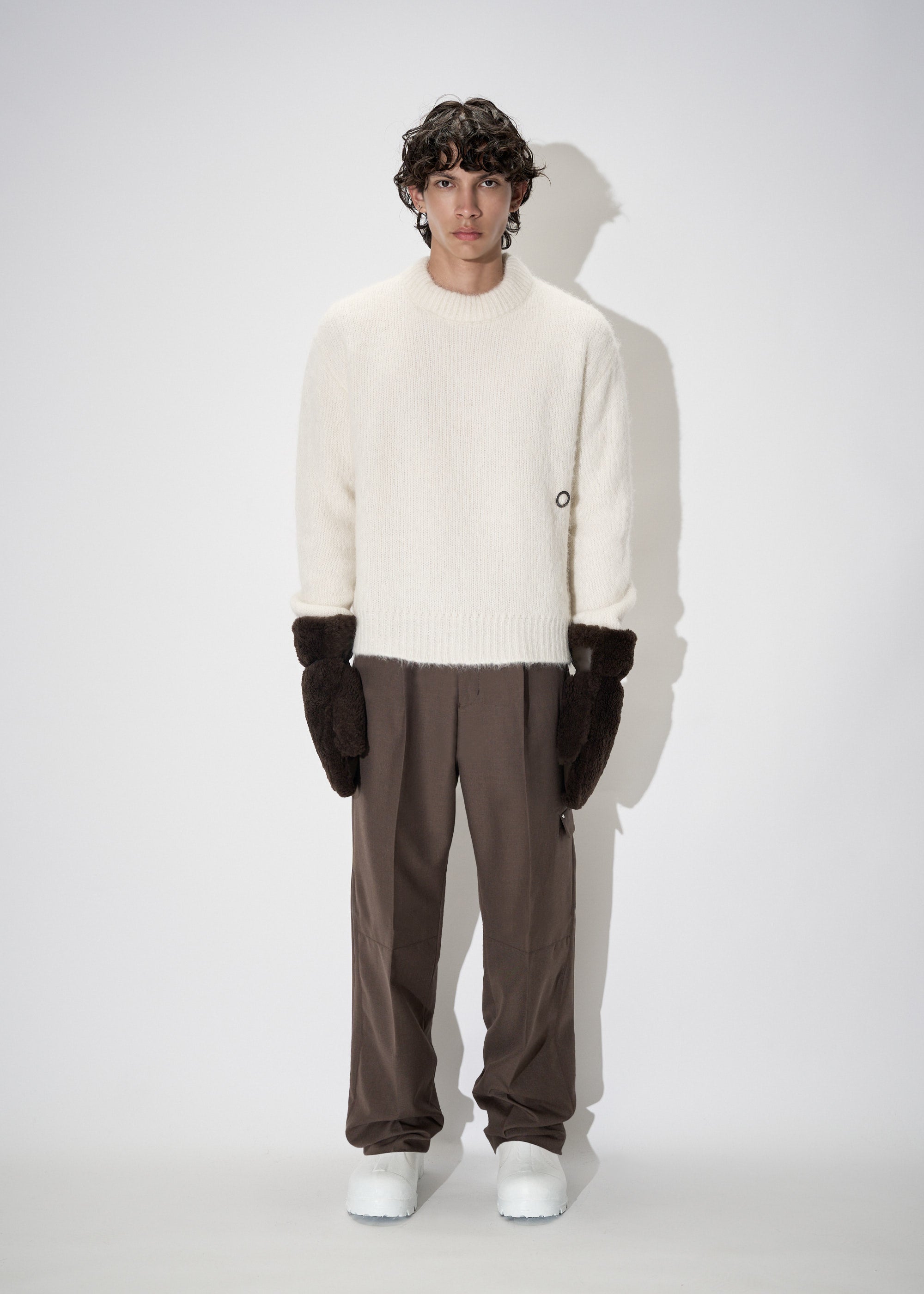 Shearling Mittens Past Tense