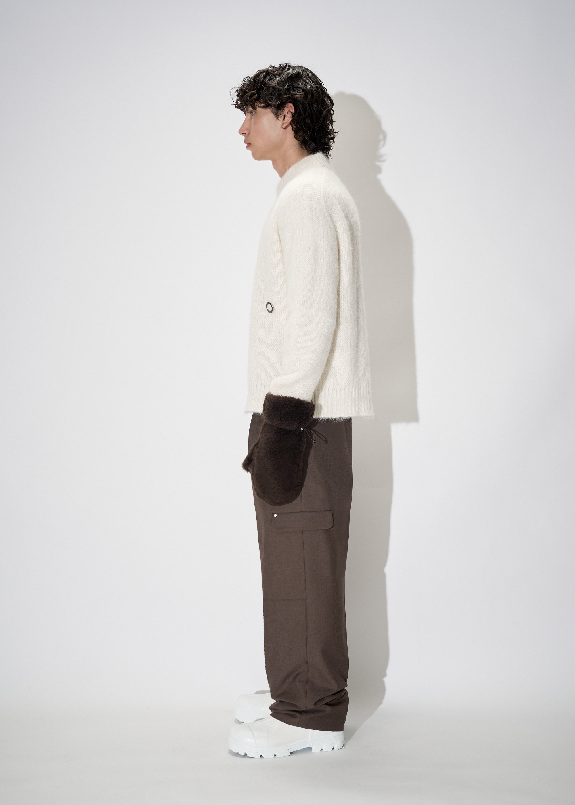 Shearling Mittens Past Tense