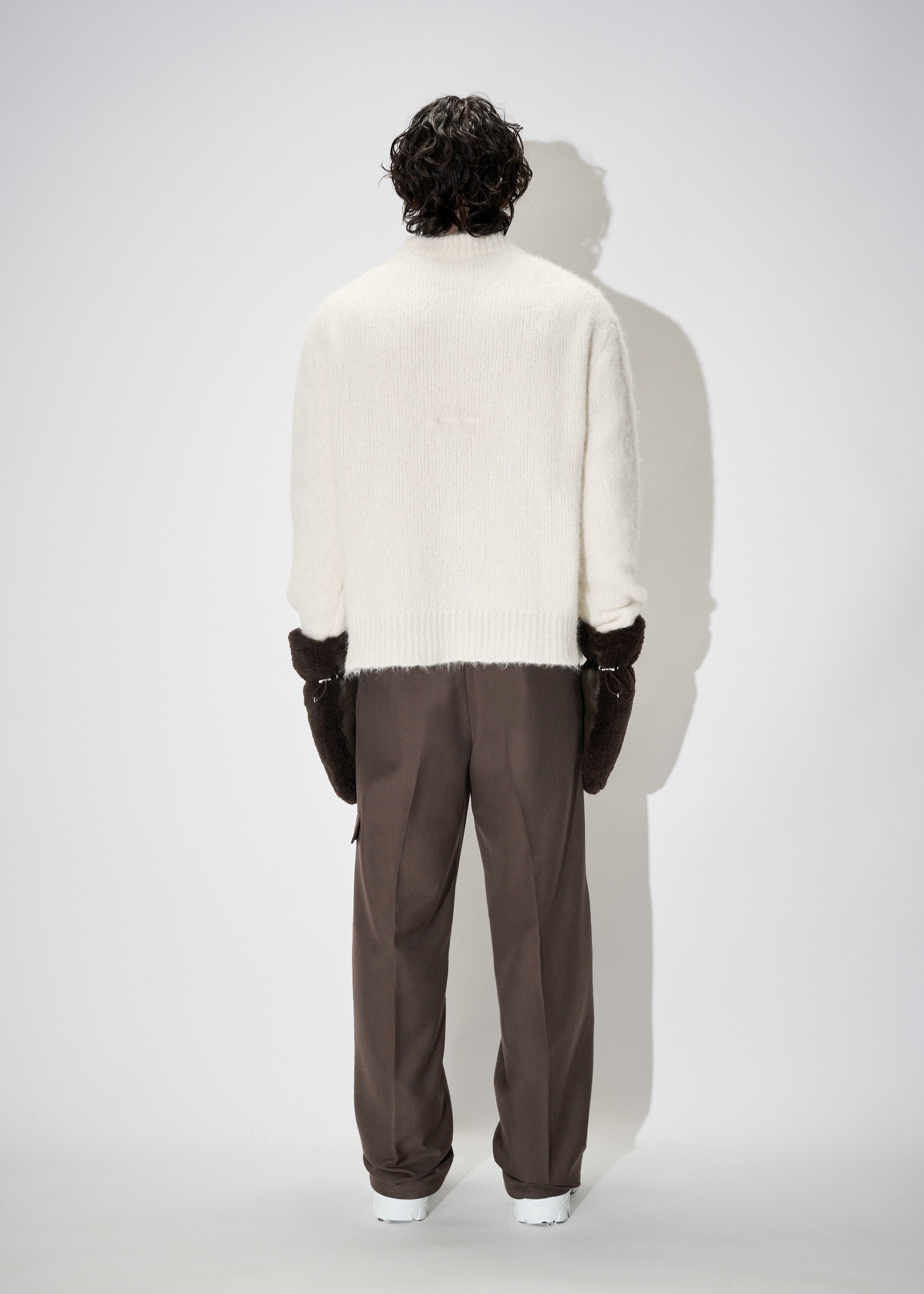 Shearling Mittens Past Tense