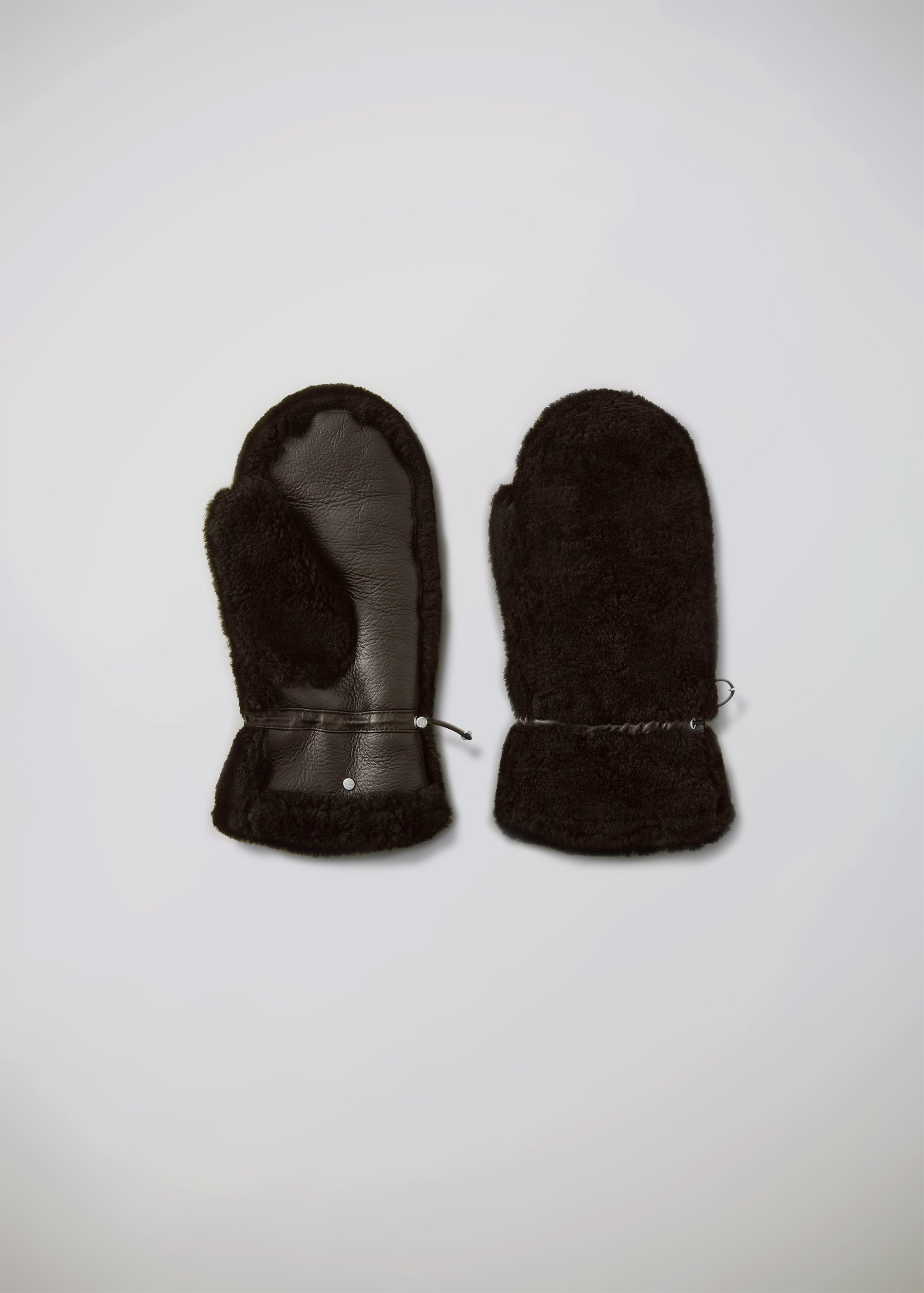 Shearling Mittens Past Tense